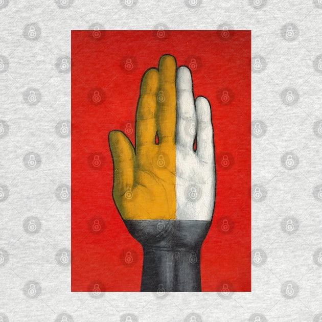 Racial Unity Hand by G Skeggs